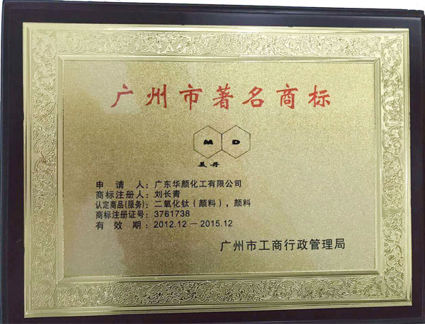 广州市著名商标